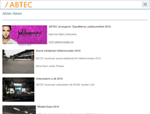 Tablet Screenshot of abtecgroup.net